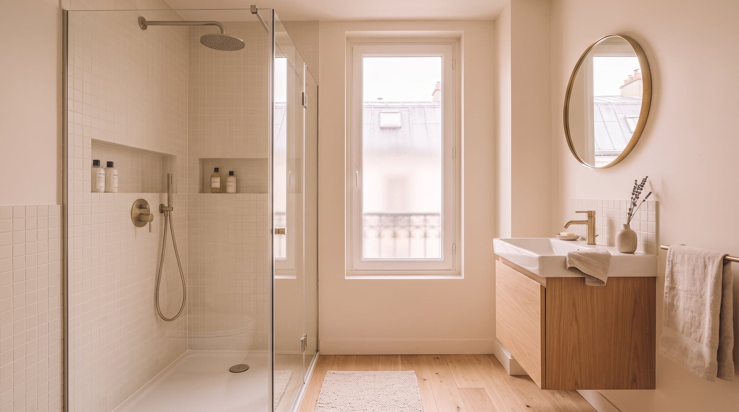 Aménager une petite salle de bain sans perdre d'espace