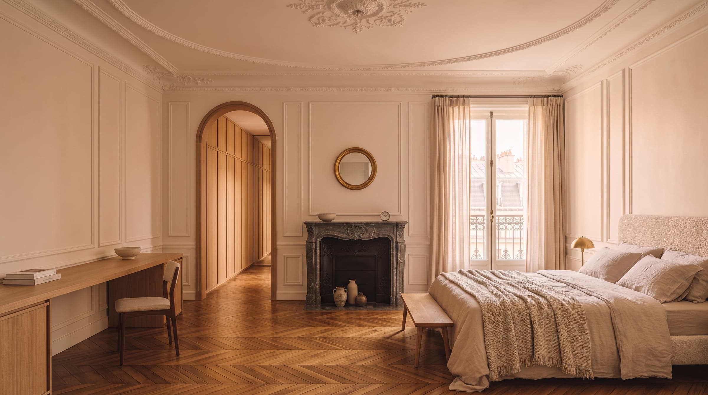 Suite parentale : le plan dans un appartement